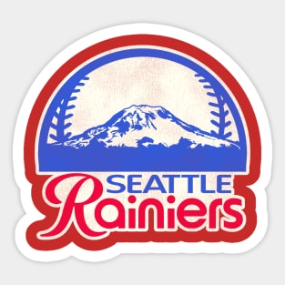 Defunct Seattle Rainiers Baseball Sticker